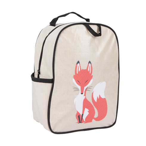 Apple and Mint-Kids Backpacks- Little Kid Backpack Black Fox