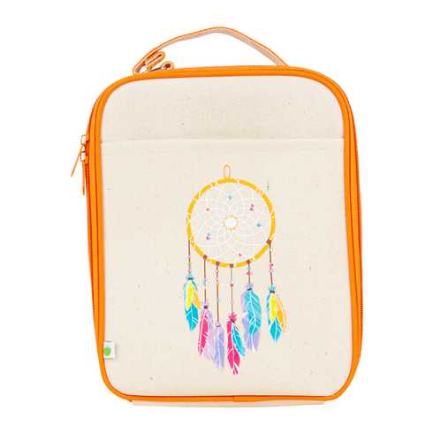 Apple and Mint Kids Lunchboxes Reusable Lunch Bag Peach Dreamcatcher