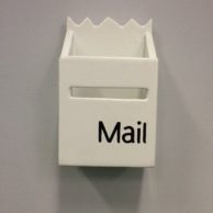 Finlee and Me Fairy Doors Accessories Mail Box White