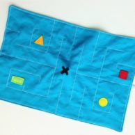 Finlee and Me- Kids Games- Marble Maze Game {Blue Arrows}
