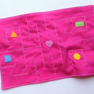 Finlee and Me- Kids Games- Marble Maze Game {Pink Arrows}