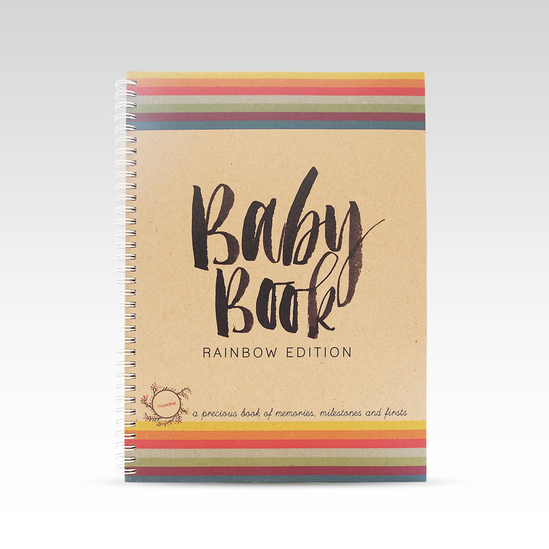 Kids Keepsake Books-Rainbow Baby Memory Book