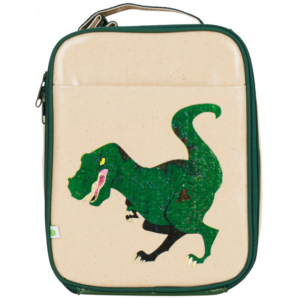 apple and mint dinosaur lunch bag