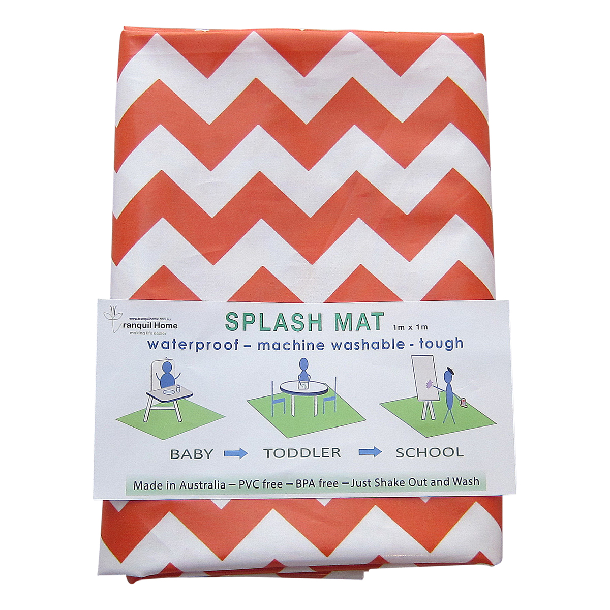 Messy-Mat-High-Chair-Splash-Mat-orange-chevron