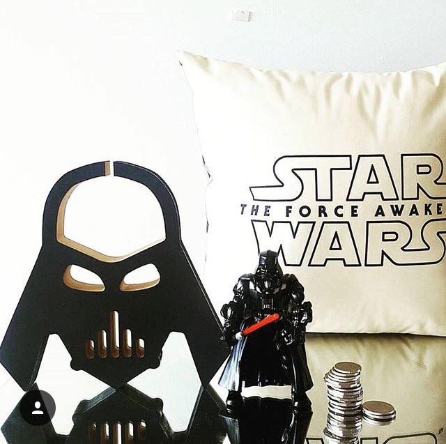 Finlee and Me- Kids Piggy Bank- Coin Banks {Darth Vader}