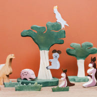 Finlee and Me- Wooden Toys- Complete Australian Outback Pretend Play Scene