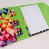 Finlee and Me – Kids Travel Toys – Drawing Sets {Multi Colour Triangles 2}