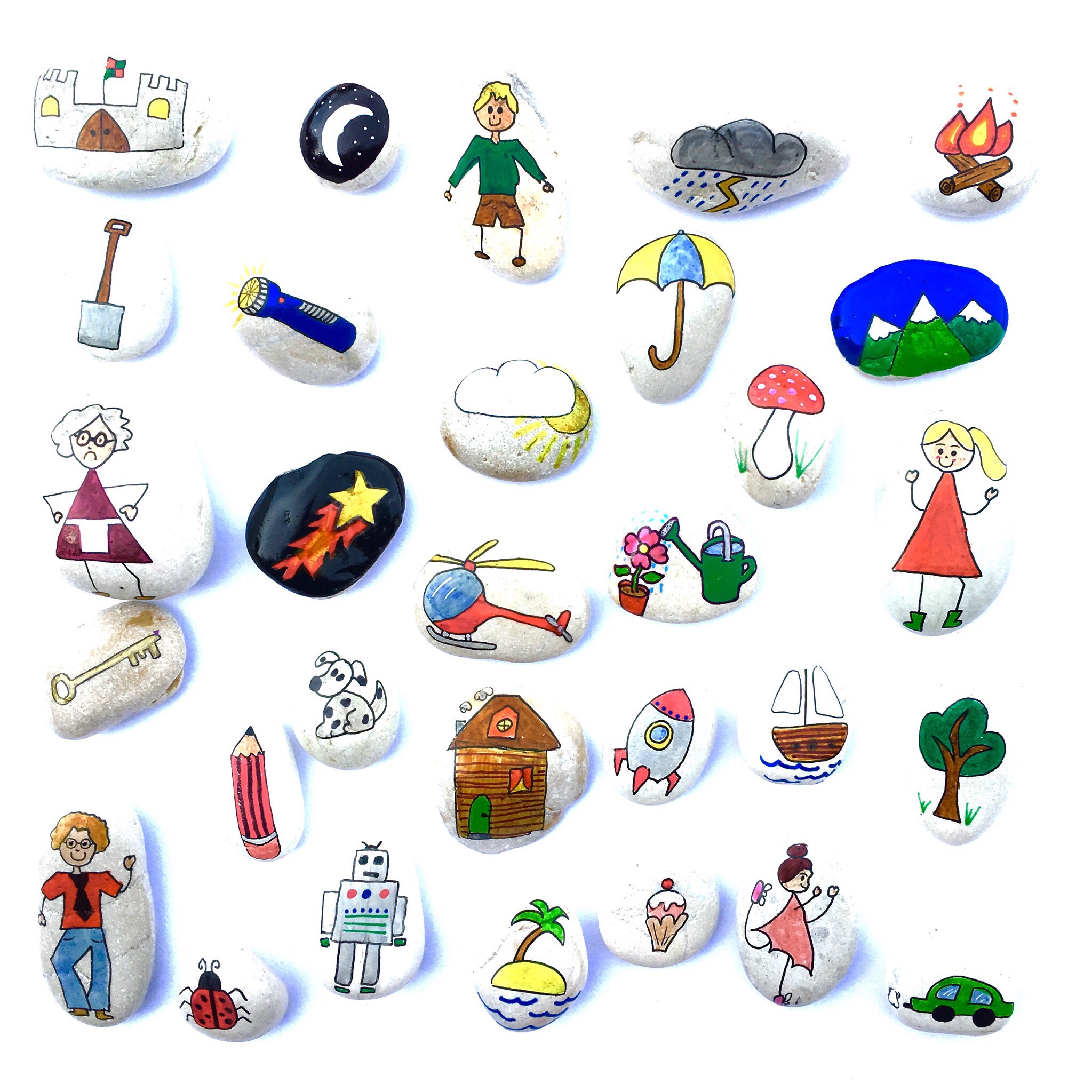 Finlee and Me – Educational Toys – Story Stones {Jumbo Set}