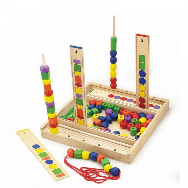 Finlee and Me – Wooden Educational Toys – Bead Sequence