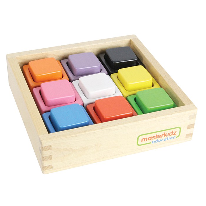 Masterkidz Education – Wooden Toys – Colour Matching Set Square
