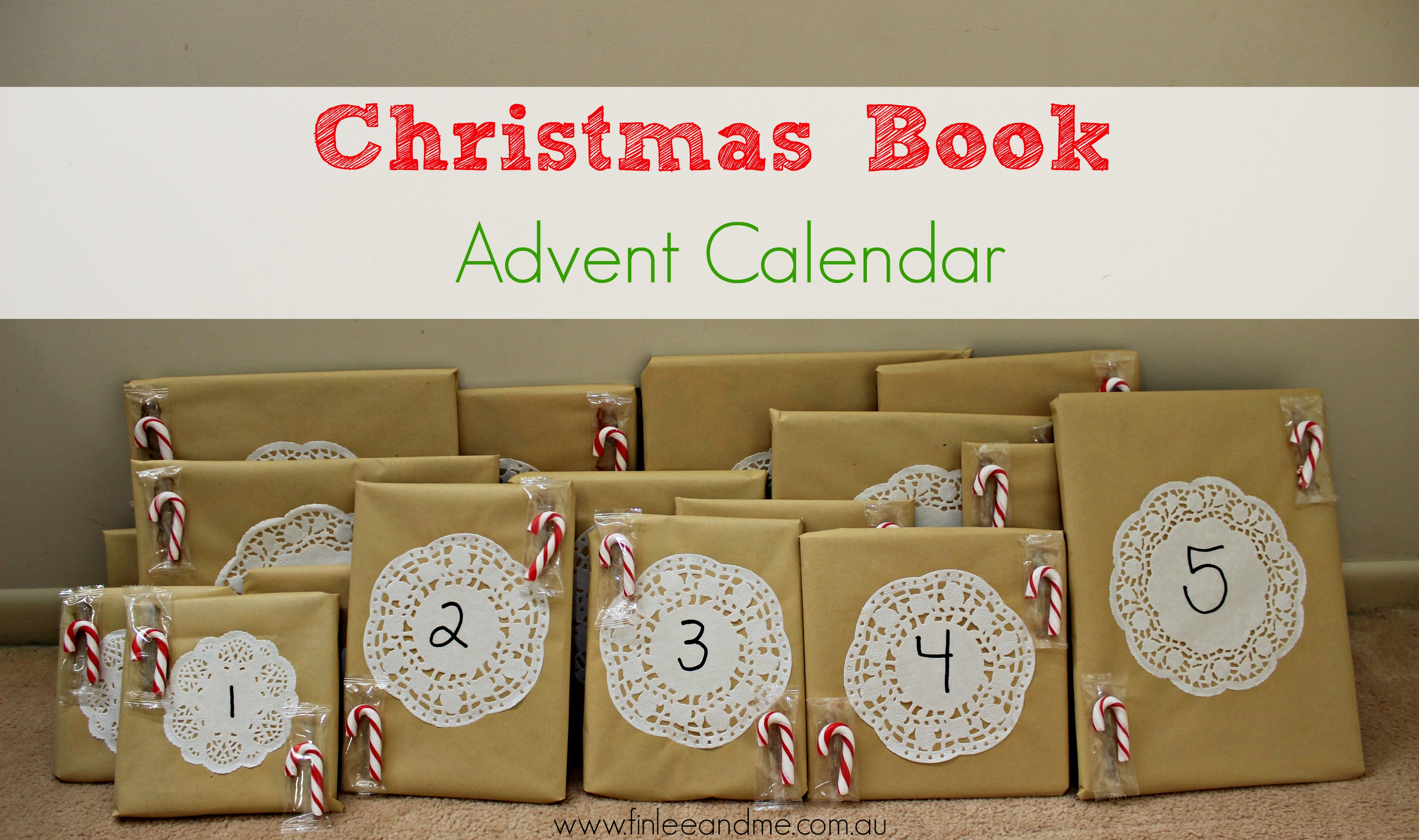 Christmas Book Advent Calendar Advent Calendar Finlee and Me