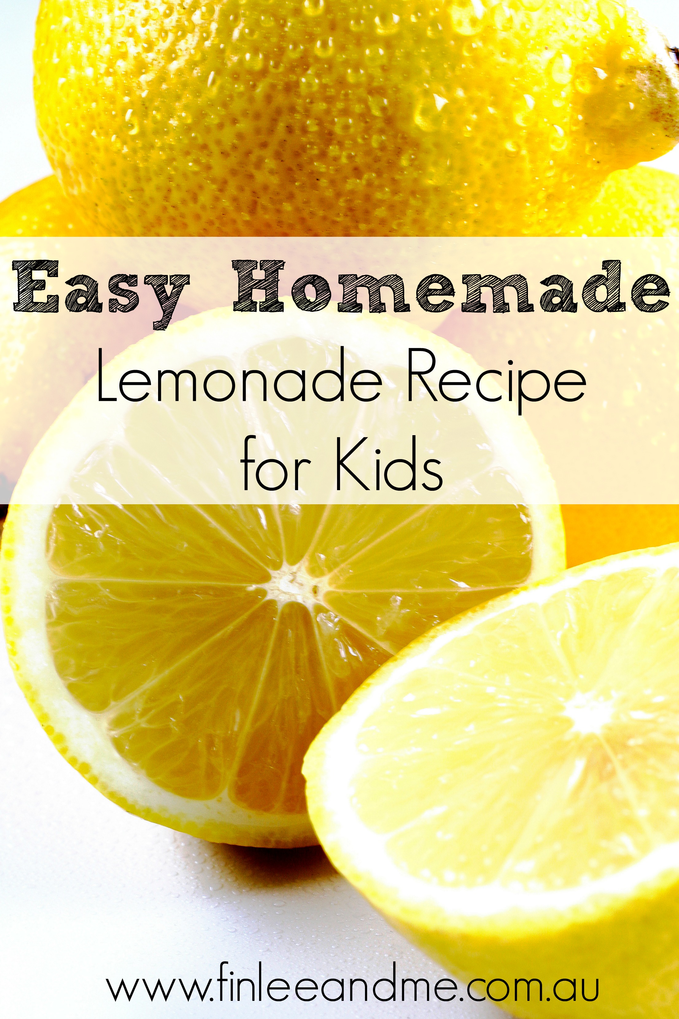 Easy Lemonade Recipe for Kids | Cooking with Kids | Finlee &amp; Me